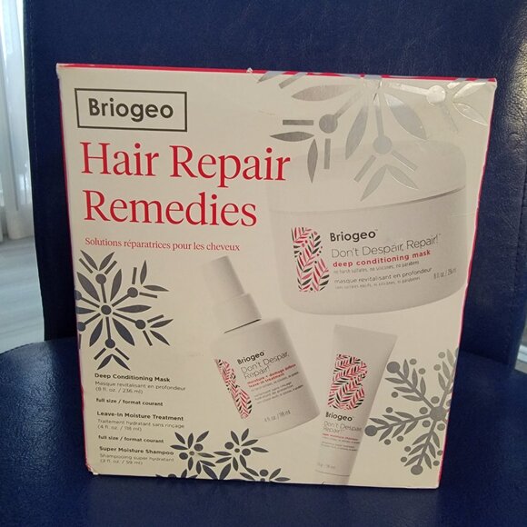 Briogeo Don’t Despair Hair Mask Repair Remedies 3 pc Set New Gifts